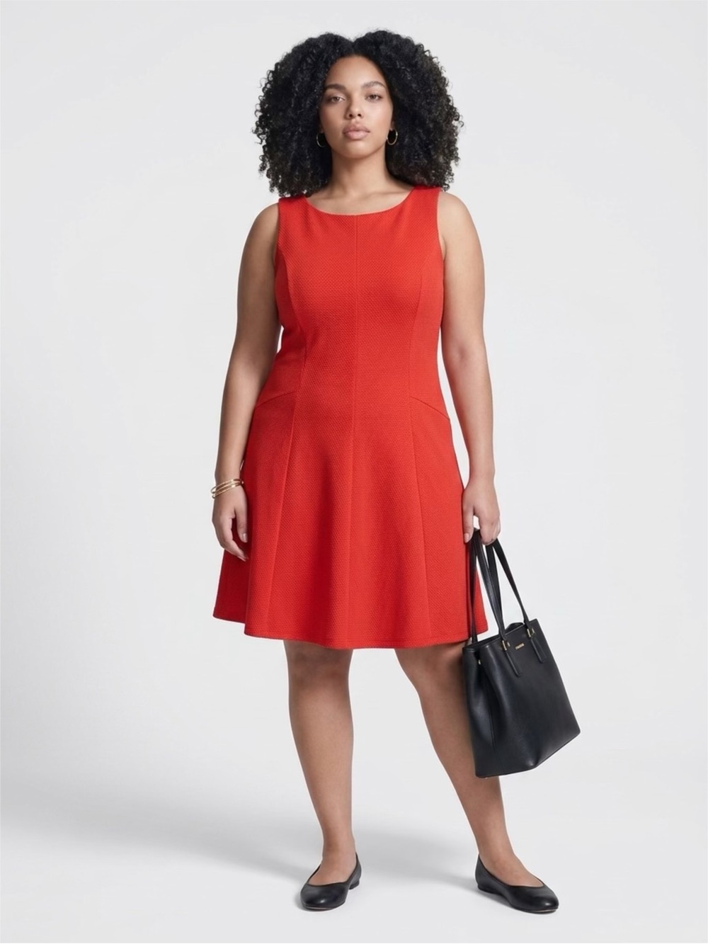 Cato Sleeveless Scarlet Fit & Flare Mini Dress